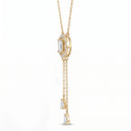 Emerald Cut Lab Grown Diamond Pendant Necklace