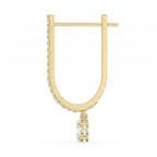 Hoops Diamond Pavé Solitaire Fine Jewelry
