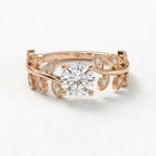 Whispering Leaves Design Vintage Ring