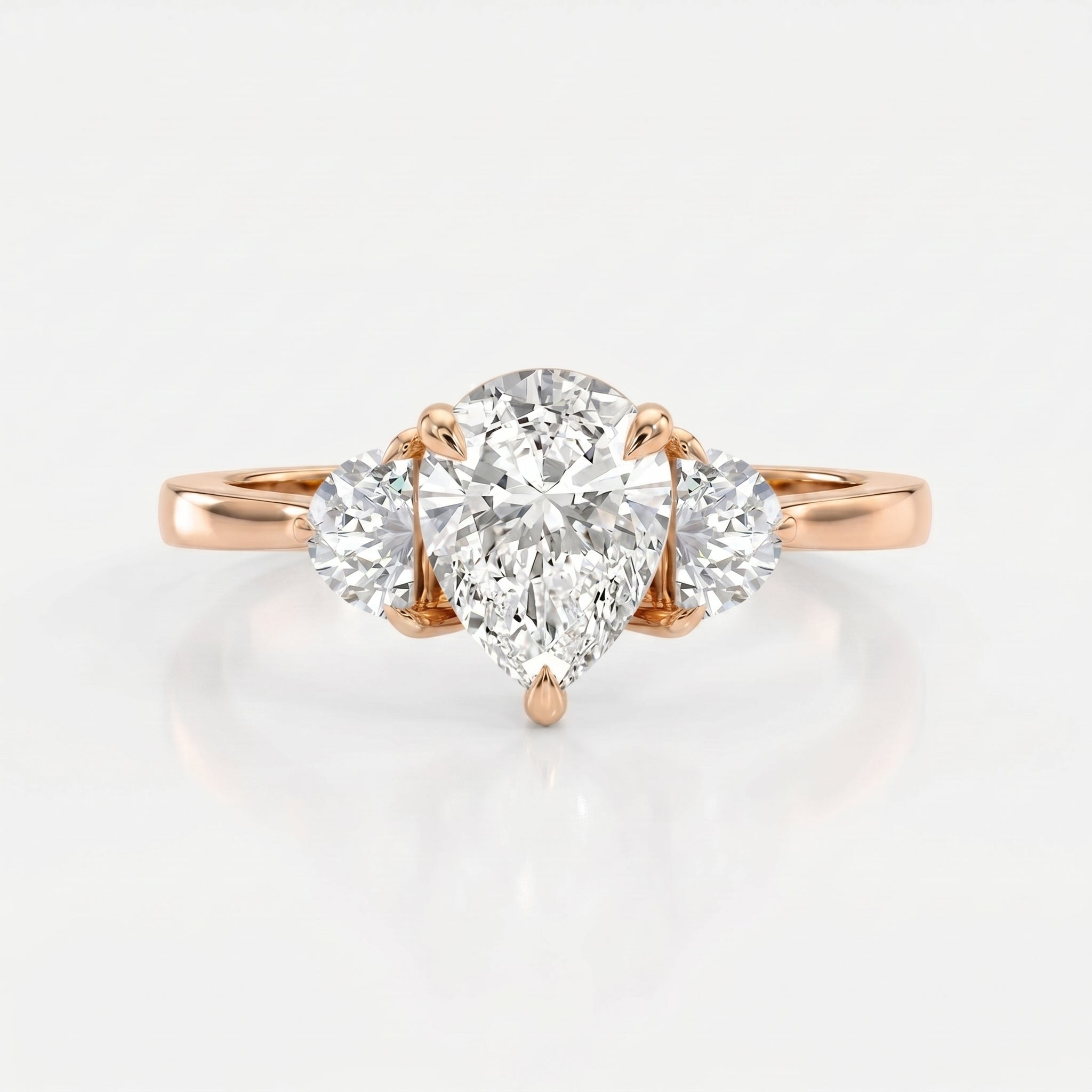 Everlasting Tear Pear Ring