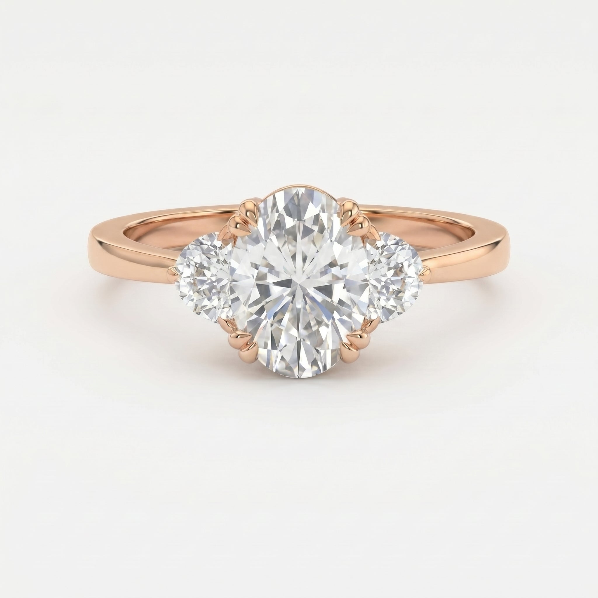 Serene Horizon Oval Ring