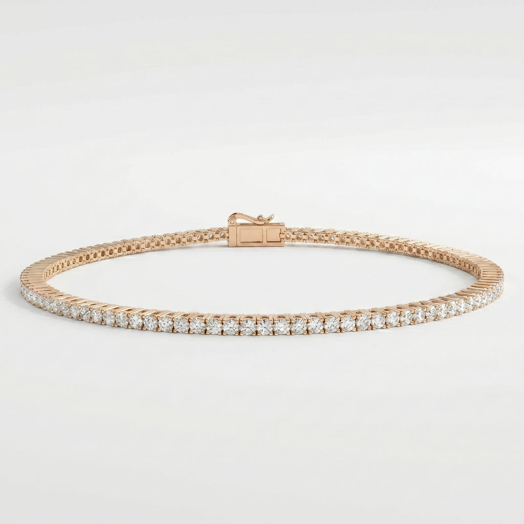 Timeless Round Brilliant Tennis Bracelets