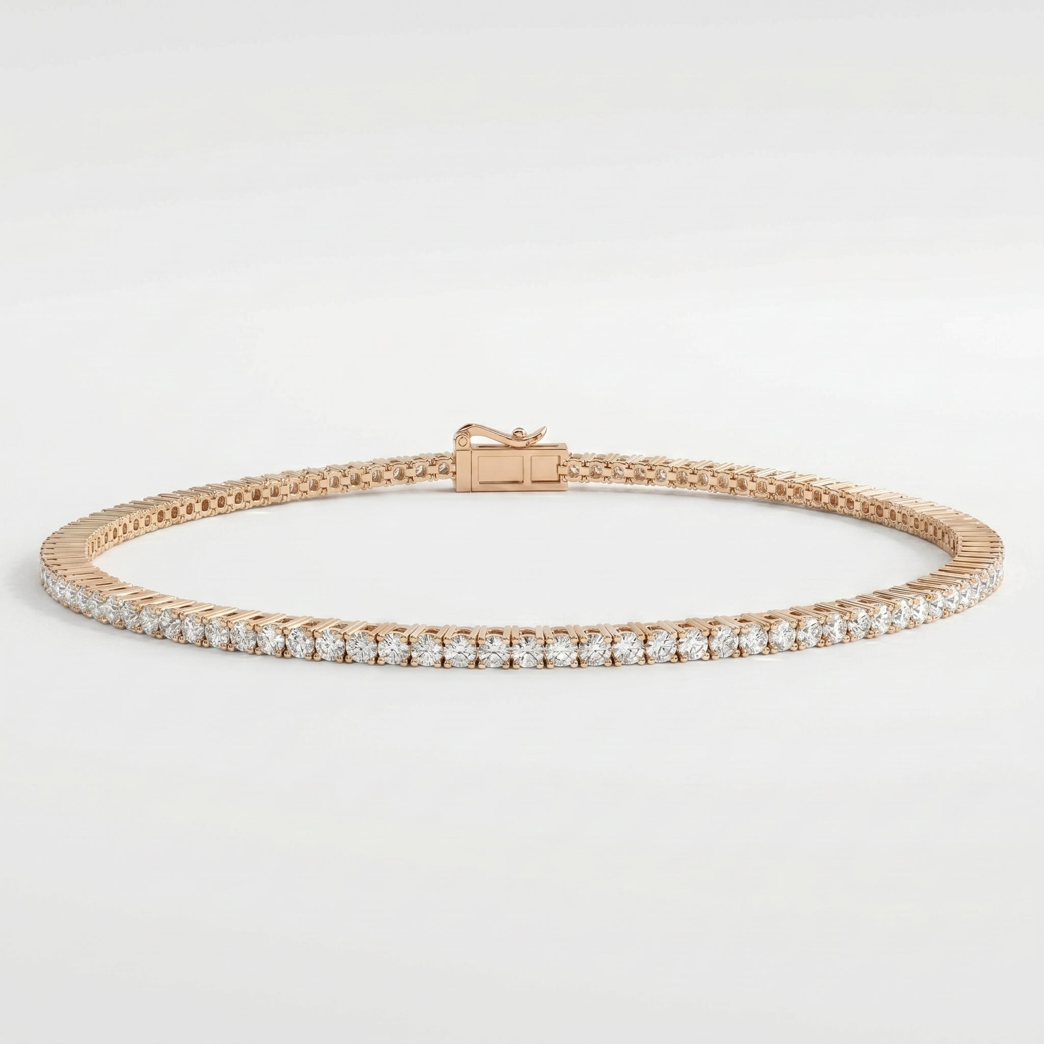 Timeless Round Brilliant Tennis Bracelets