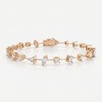 Luxury Multi-Shape Diamond Fashion Bracelet