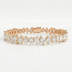 Multi-Shape Diamond Fashion Bracelet