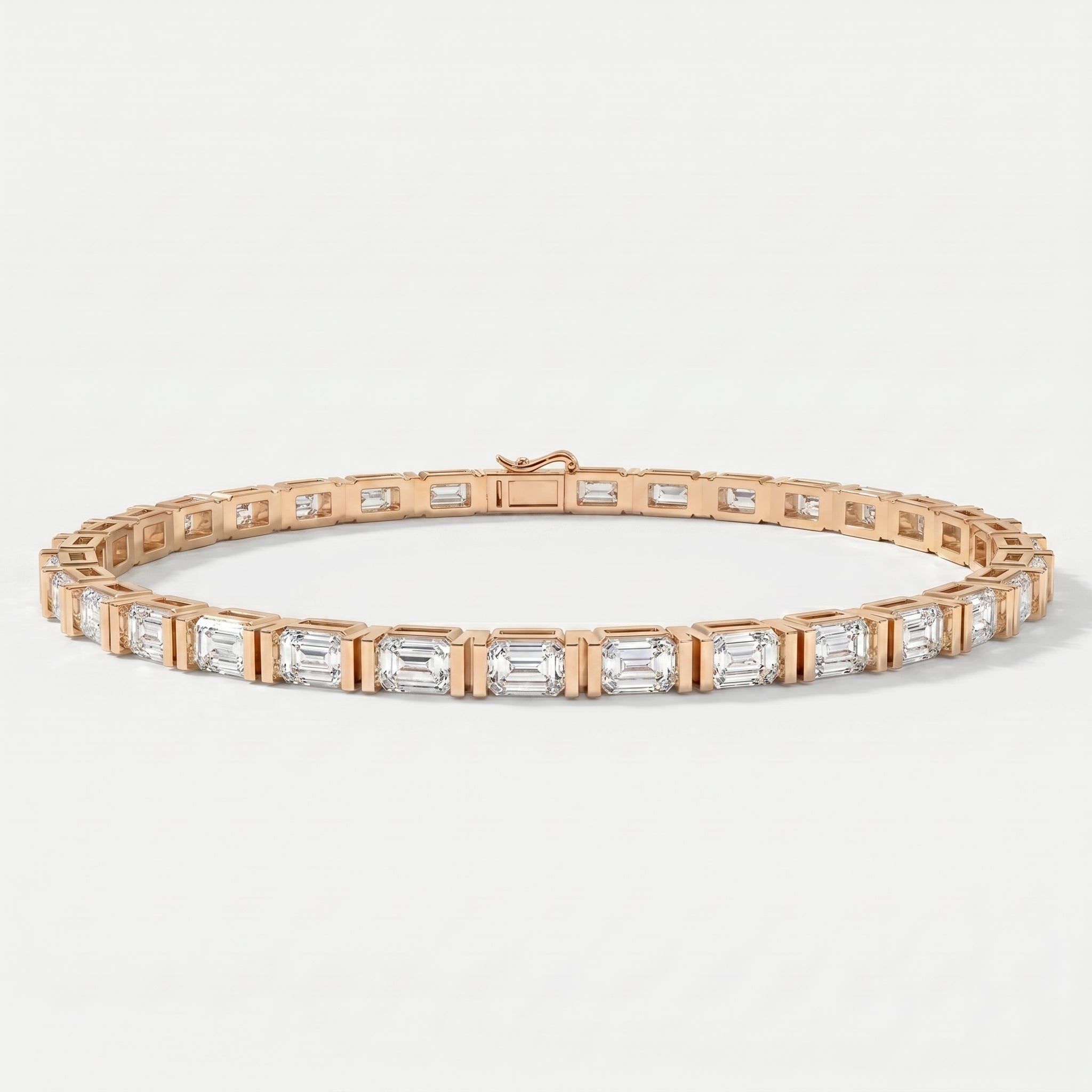 Emerald Cut Diamond Fashion Bracelet
