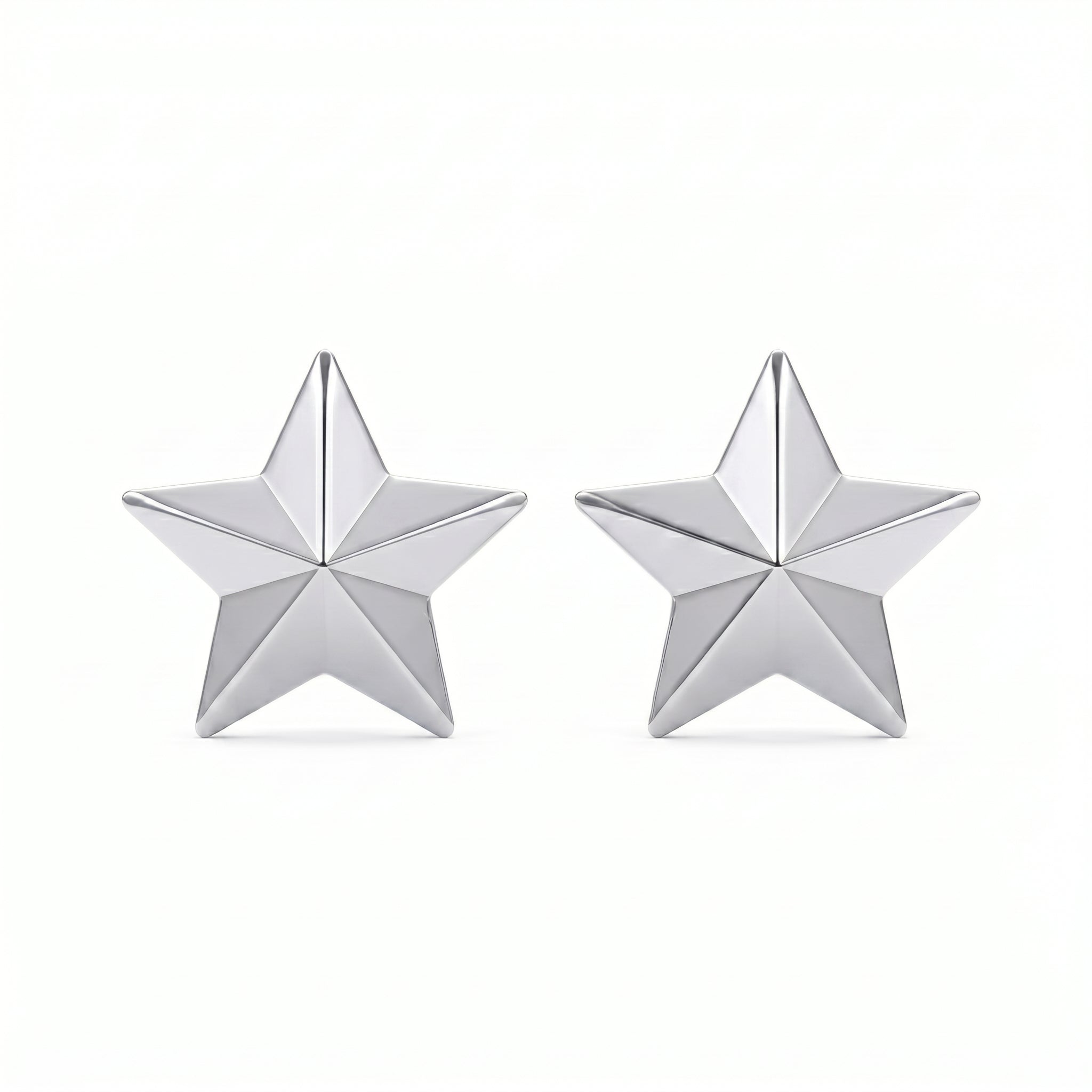 Shine Bright with Star Emblem Fashion Earrings