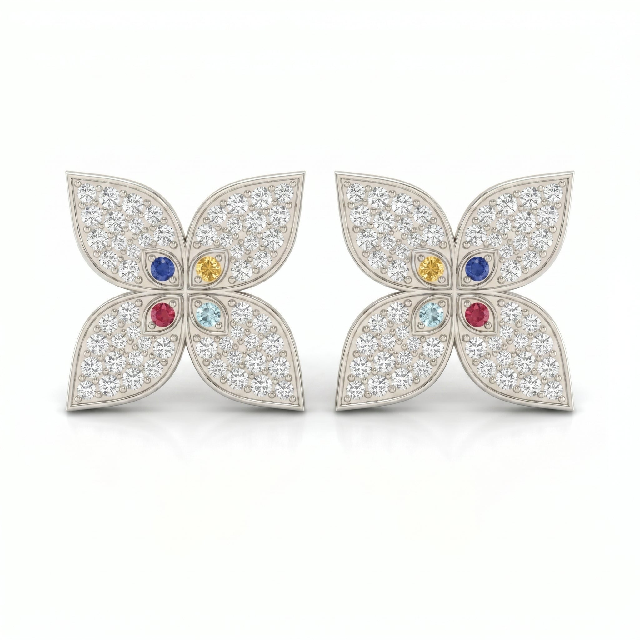 Chromatic Clover Fashion Earrings