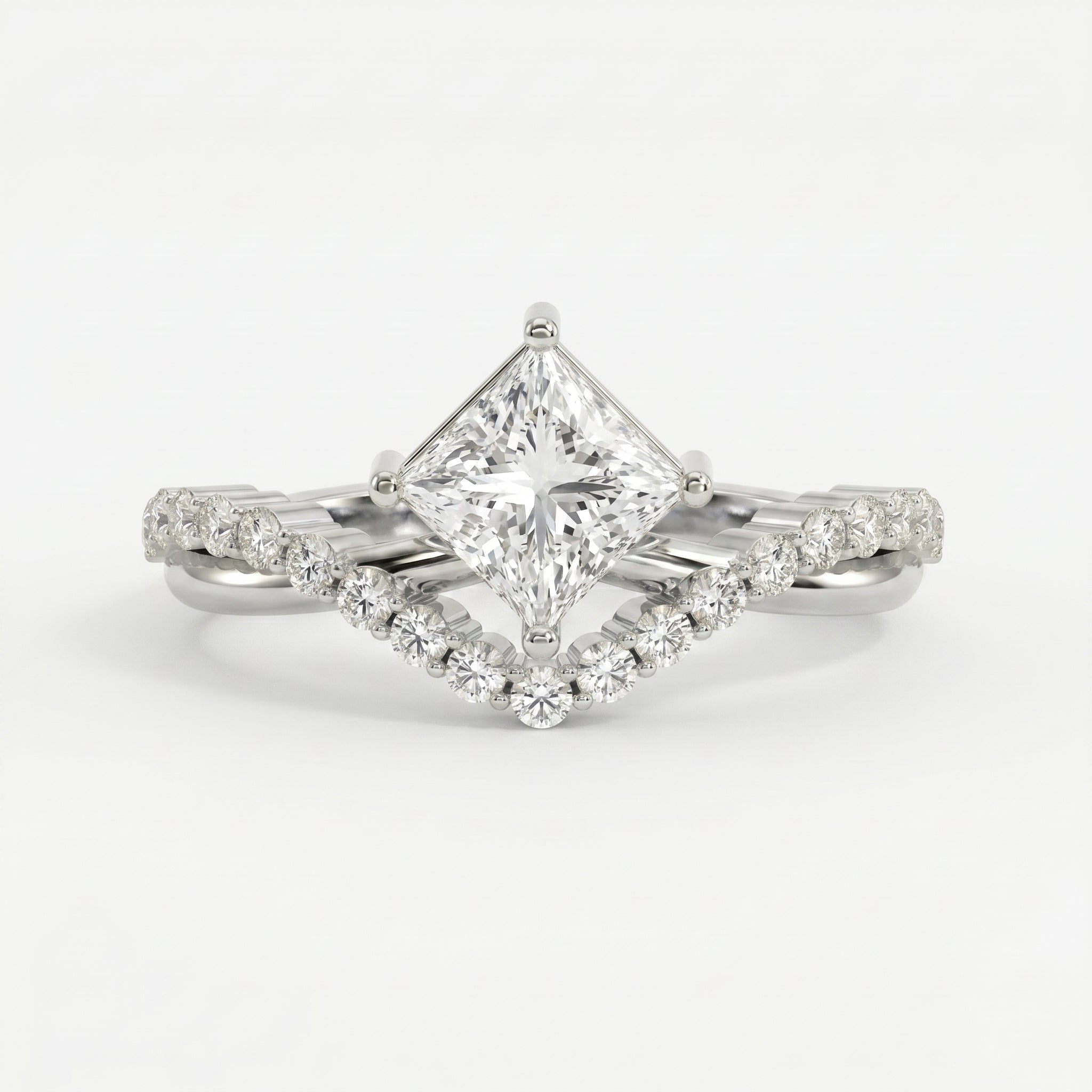 Axis Embrace  Princess Diamond Ring