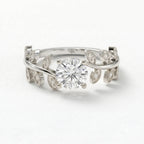 Whispering Leaves Design Vintage Ring