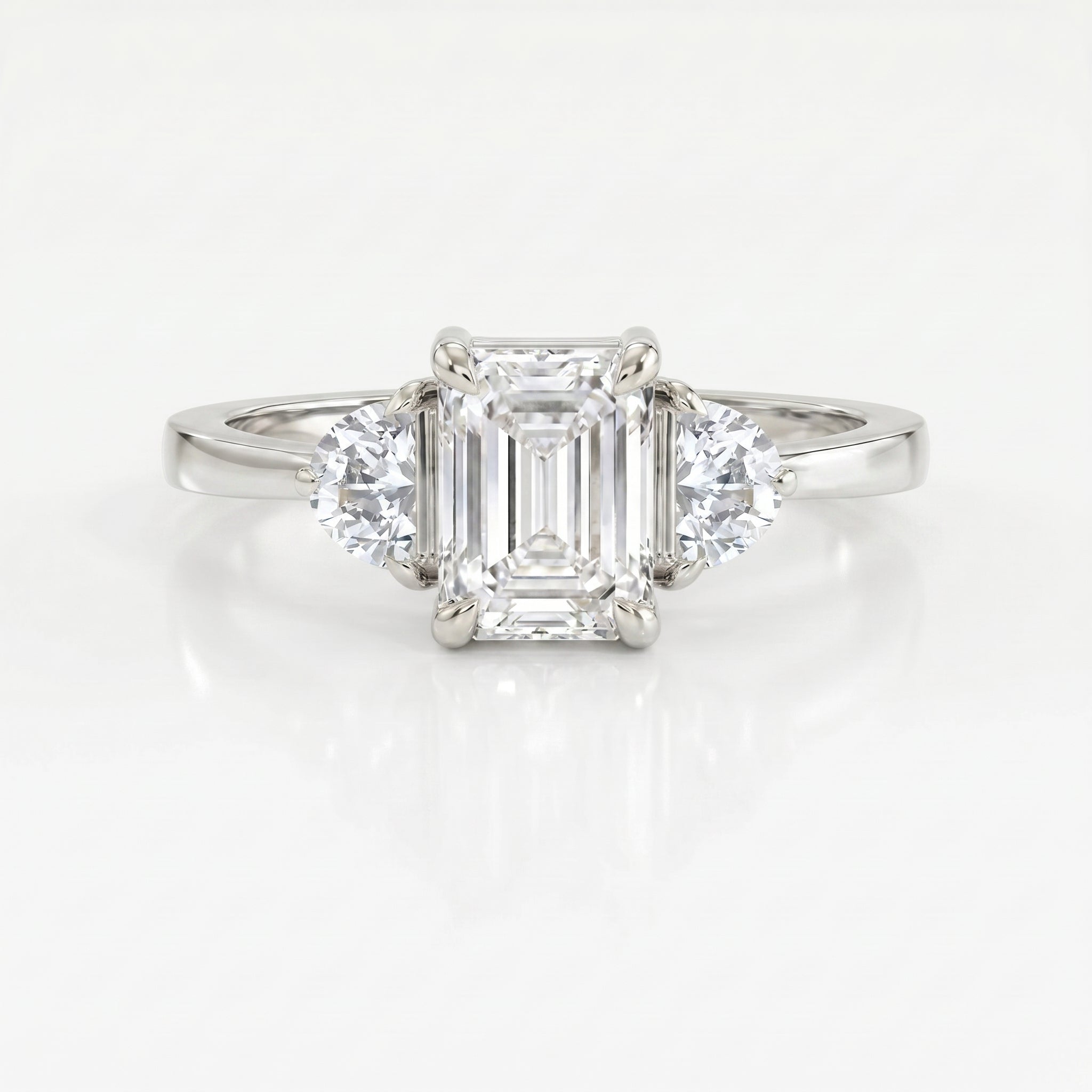 Legacy Line Emerald Ring