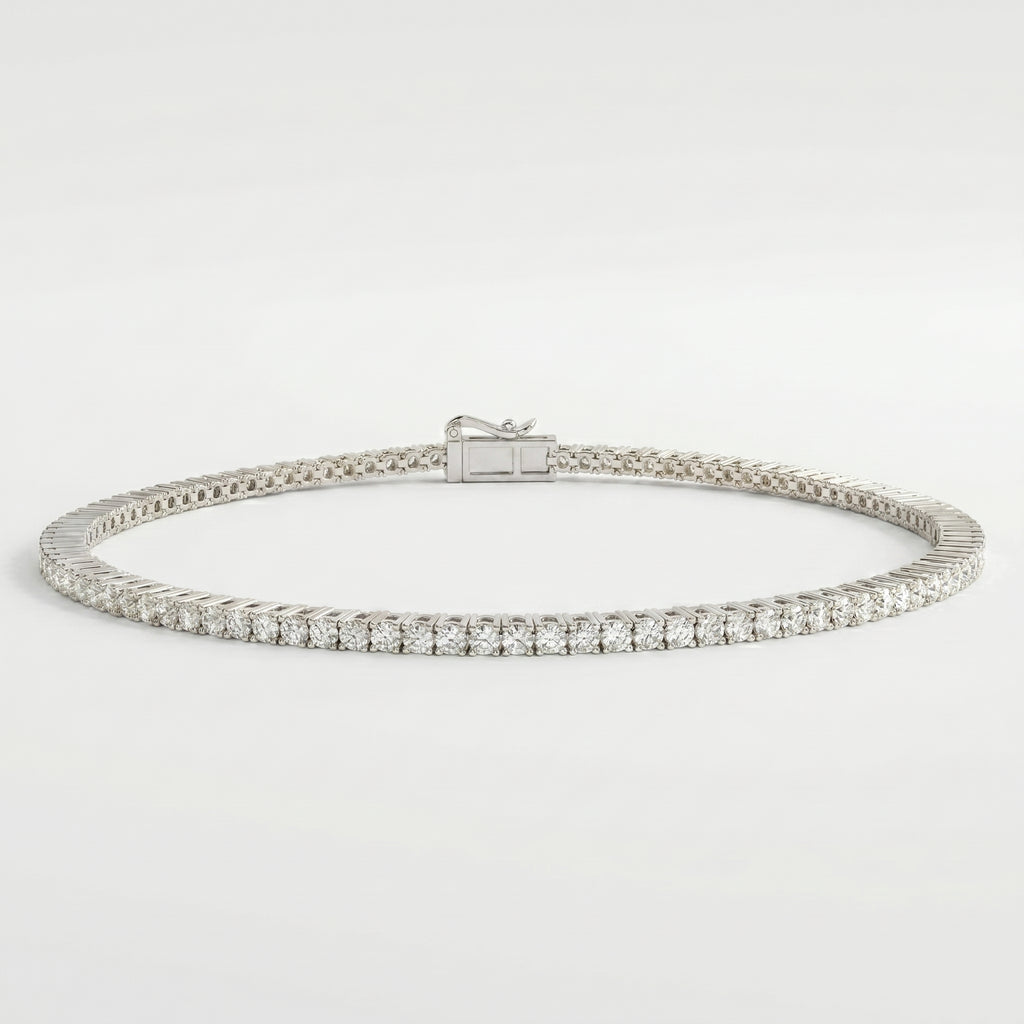 Timeless Round Brilliant Tennis Bracelets