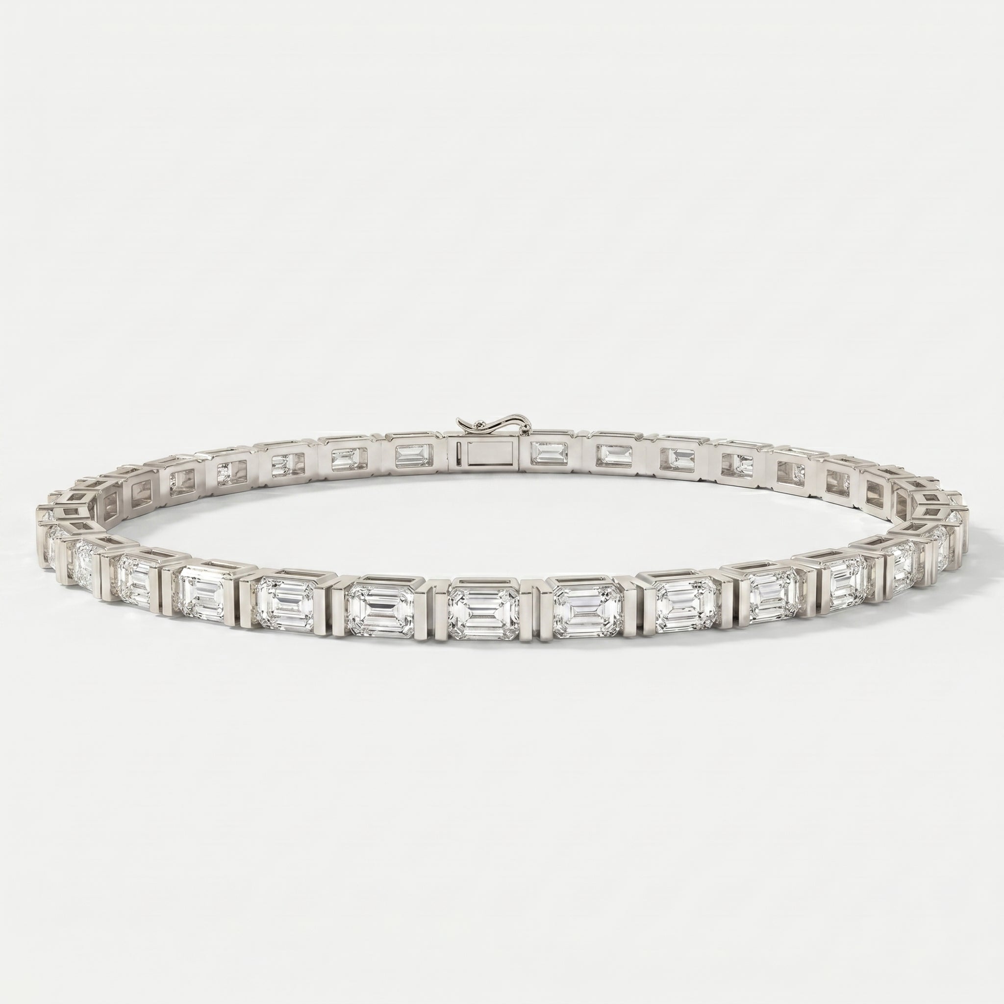 Emerald Cut Diamond Fashion Bracelet