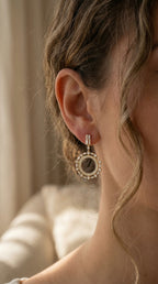 Luxury Diamond Circle Chandelier Fashion Earrings
