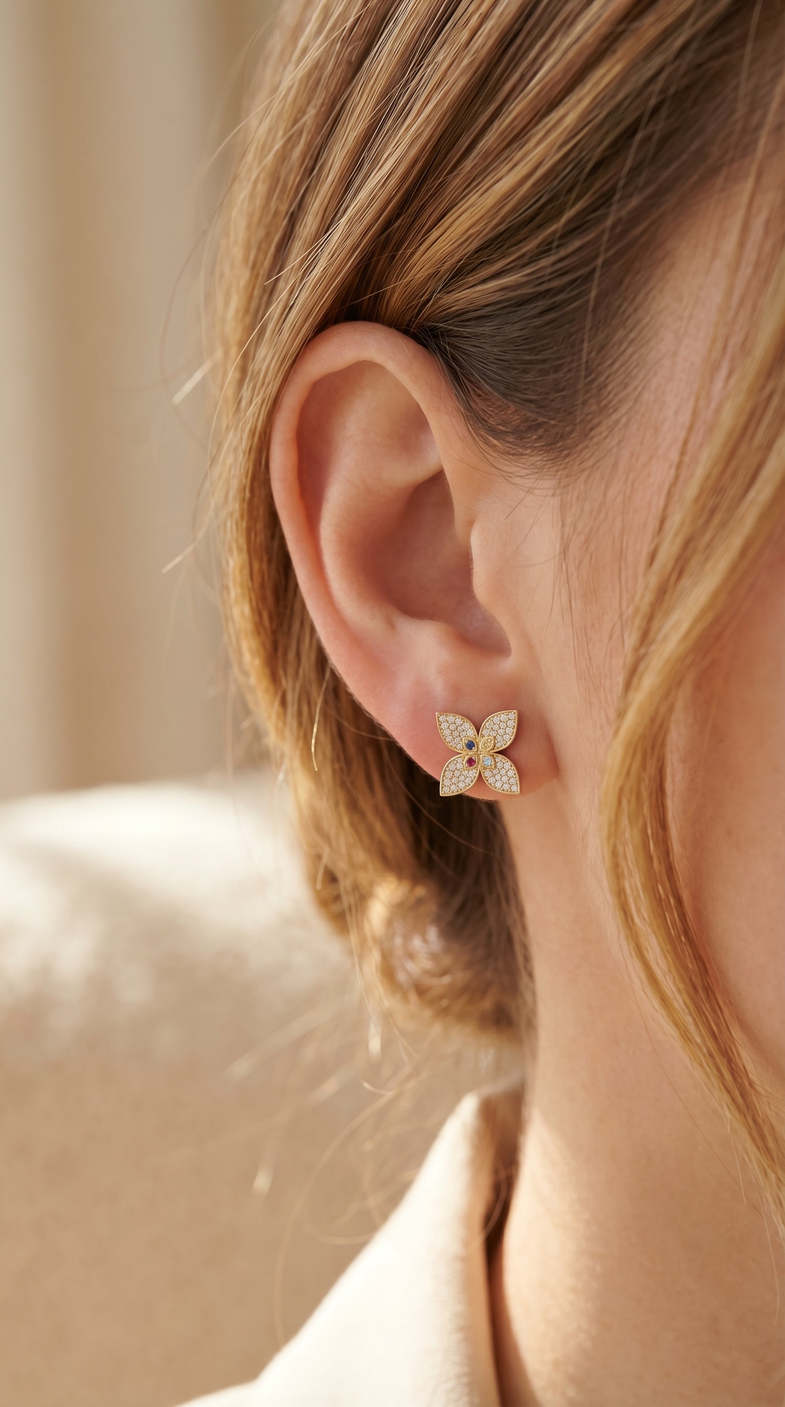 Chromatic Clover Fashion Earrings