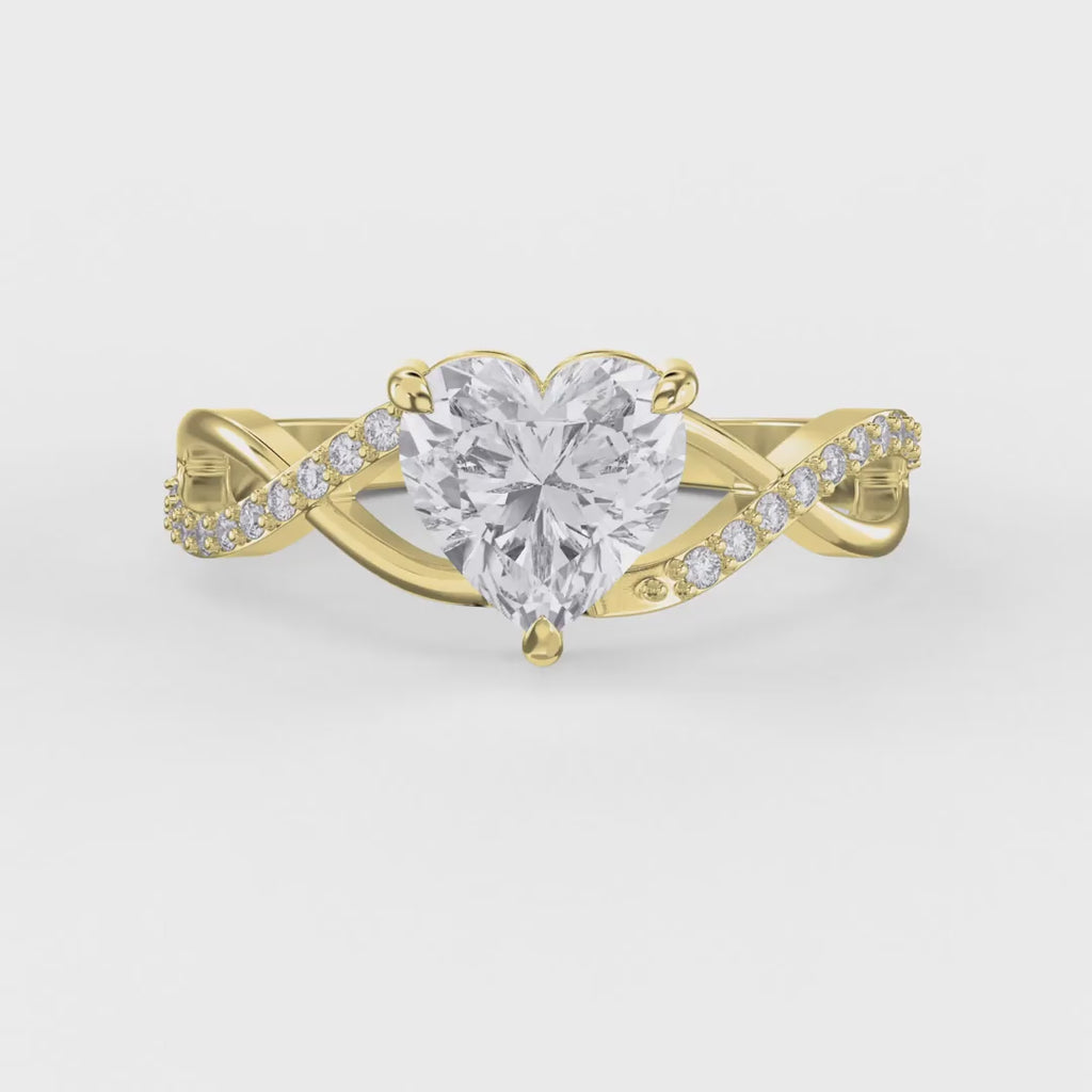 Eternal Embrace Heart Ring