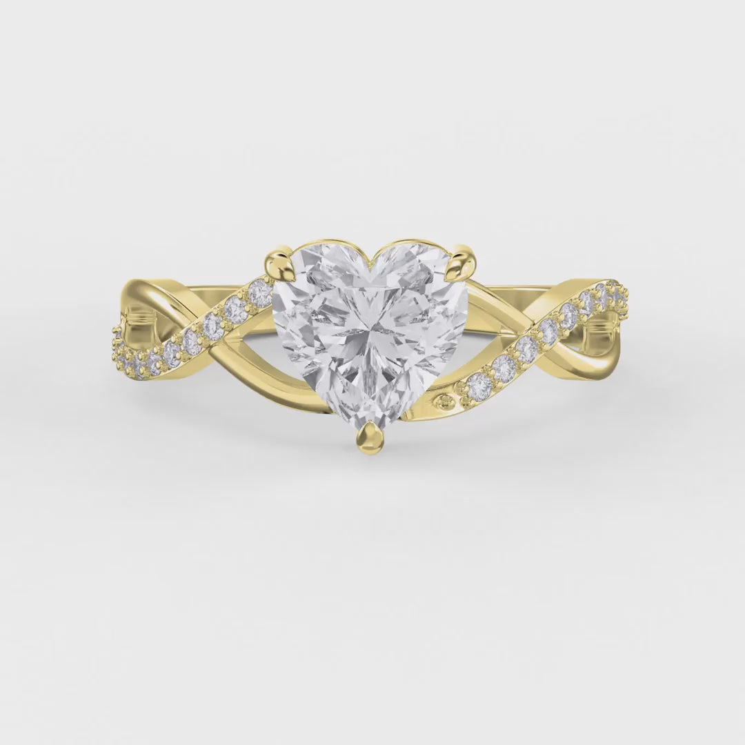Eternal Embrace Heart Ring