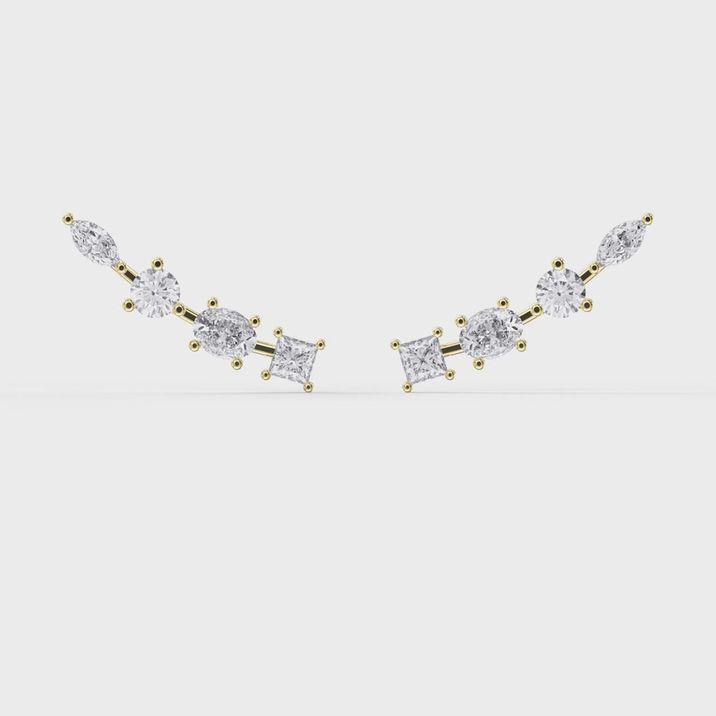 Shooting Star Climber Fashion Earring