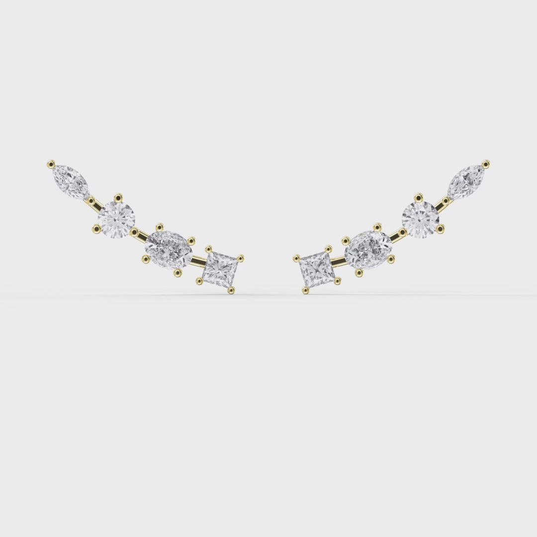 Shooting Star Climber Fashion Earring