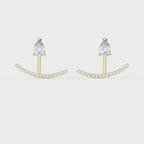 Diamond Curve Bar Fashion Earring