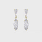 Triple Cut Drop Dangle Design Earring