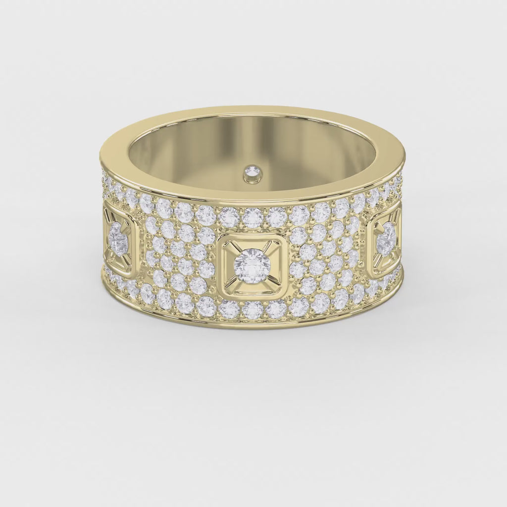 Timeless Round Brilliant Cut Diamond Band