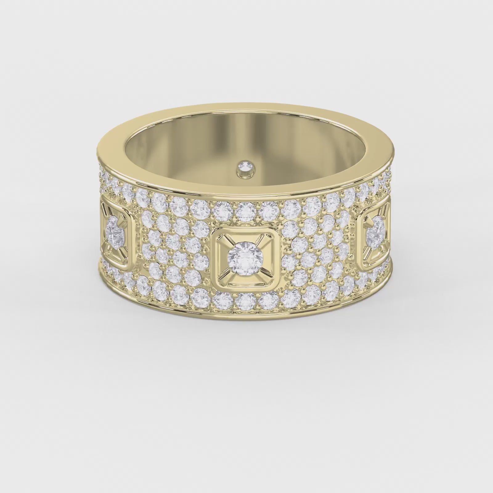 Timeless Round Brilliant Cut Diamond Band
