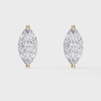 Luxury Marquise Cut Diamond Stud Earrings