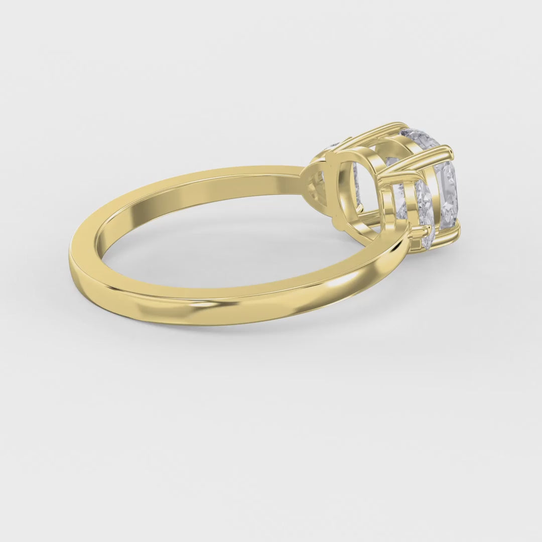 Velvet Embrace Cushion Ring