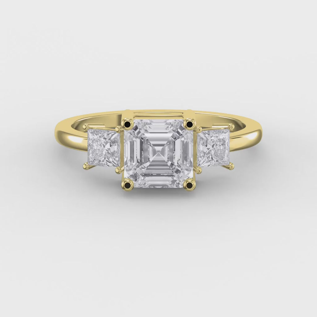 The Heirloom Trinity Ascher Ring