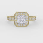 Princess Diamond Shape Vintage Ring