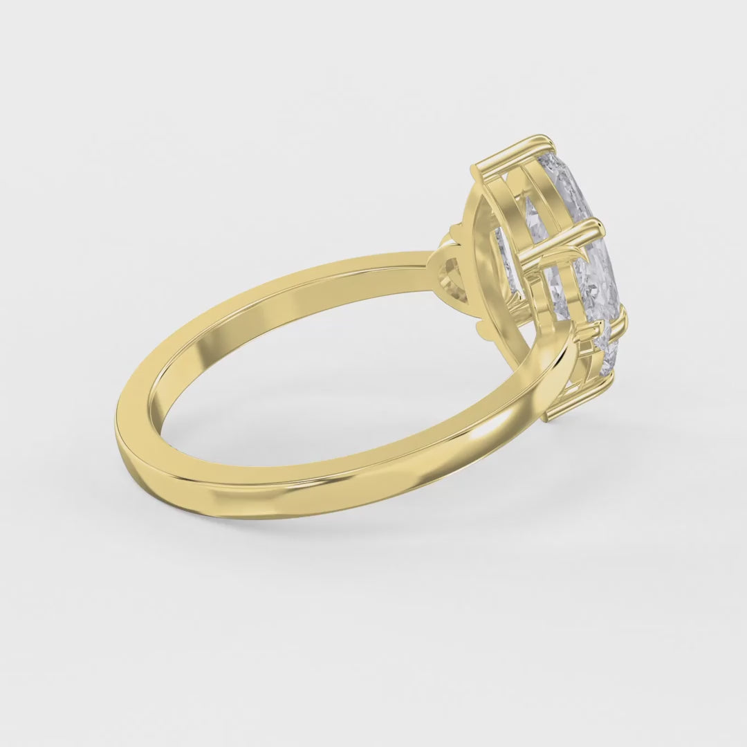 Noble Élan Marquise Ring