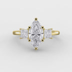 The Prism Three-Stone Marquise