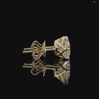 Classic 6 Prong Round Brilliant Diamond Stud Earrings