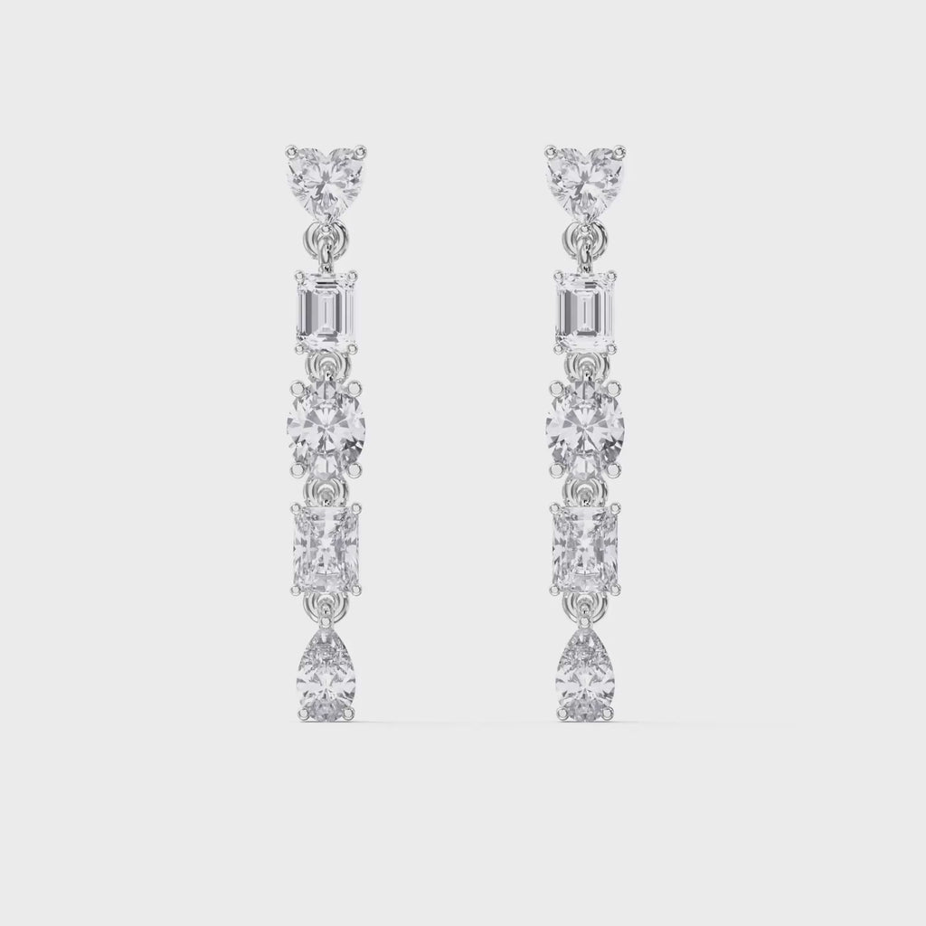 Elegant Multi Drop And Dangle Earring