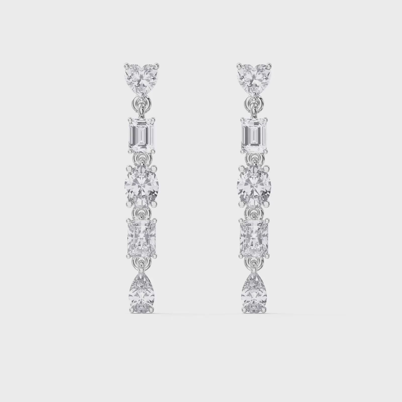 Elegant Multi Drop And Dangle Earring