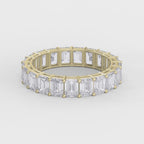 Timeless Emerald Shape Diamond Eternity Ring