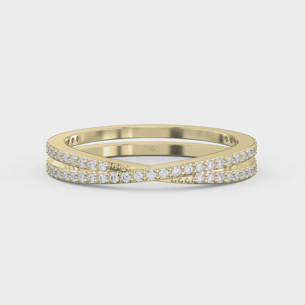 Criss-Cross Design Matching Band