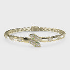Premium Round Diamond Snake Shape Fashion Bracelet