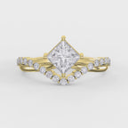 Axis Embrace  Princess Diamond Ring