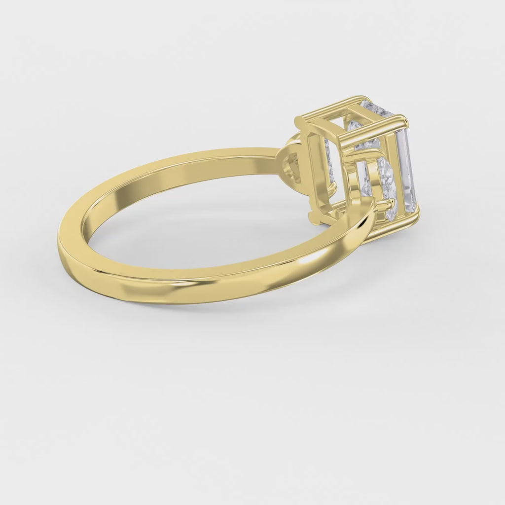 Legacy Line Emerald Ring