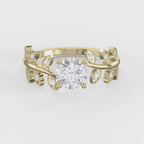 Whispering Leaves Design Vintage Ring