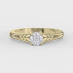 Enchanted Solitaire Design Vintage Ring