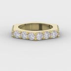Forever Edge Unique Geometric Round Diamond Band