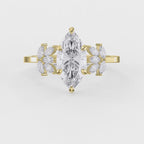 Petal Élan Marquise Ring