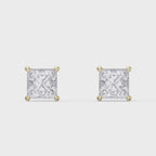 Princess Cut Diamond Stud Earrings