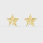 Shine Bright with Star Emblem Fashion Earrings