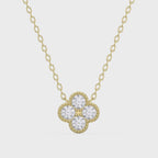 Heritage Clover Diamond Pendant Necklace