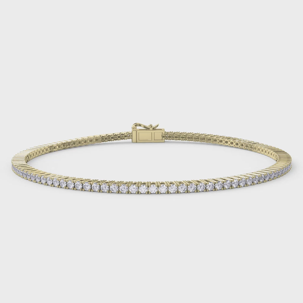 Timeless Round Brilliant Tennis Bracelets