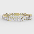 Multi-Shape Diamond Fashion Bracelet
